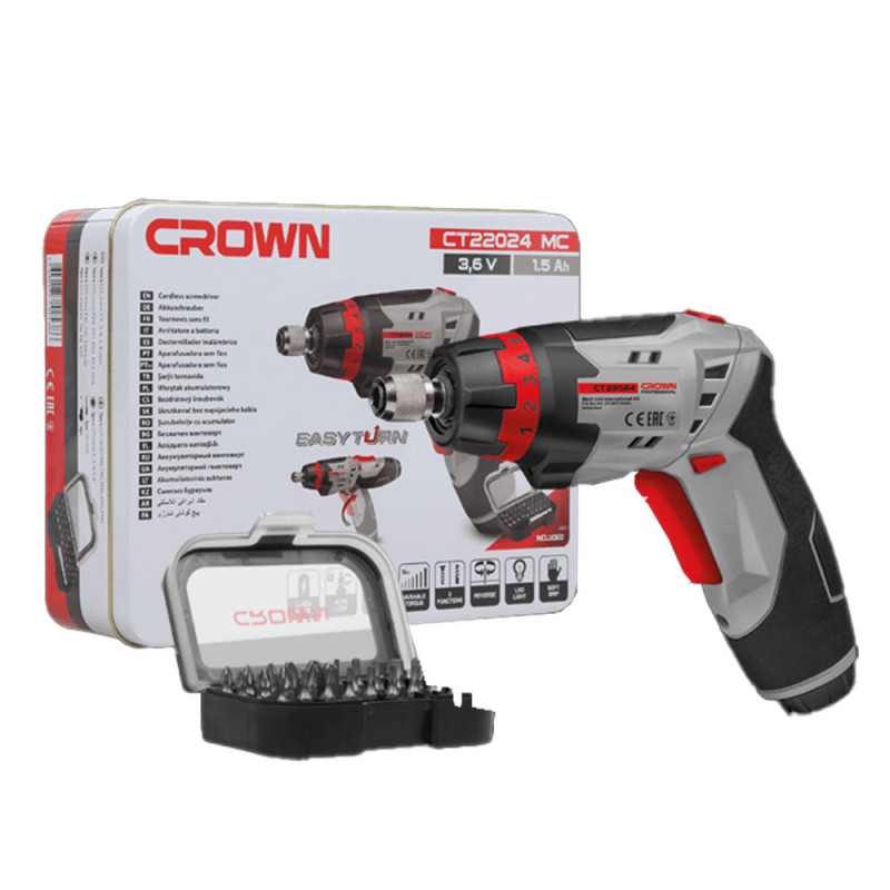 Tournevis électrique 3.6V 3,5Nm CROWN | CT22024 - Image 3